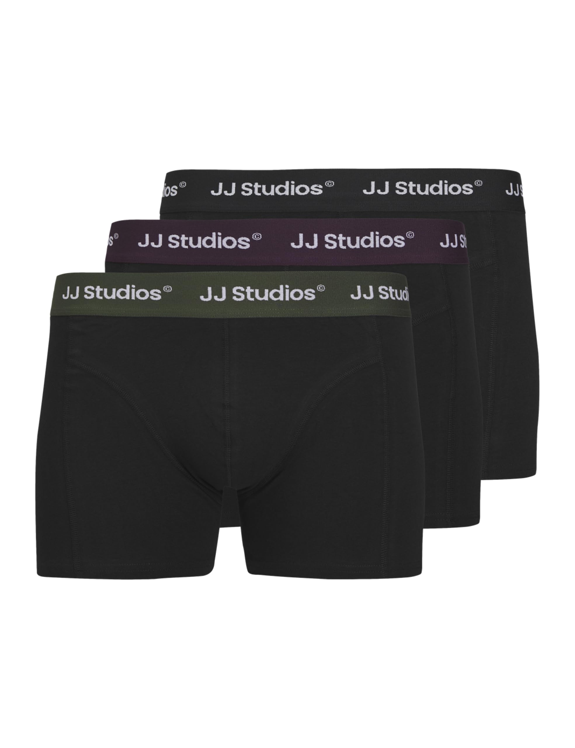 JACK & JONES Mens Solid Trunks 3 Black L