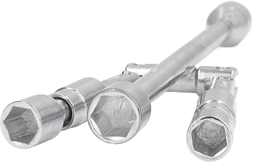 Miniatura 7 de Llave cruzada de 4 vías de 14 pulgadas, llave de tubo de acero de alto carbono, llave de vaso portátil plegable de 180, varios tamaños para