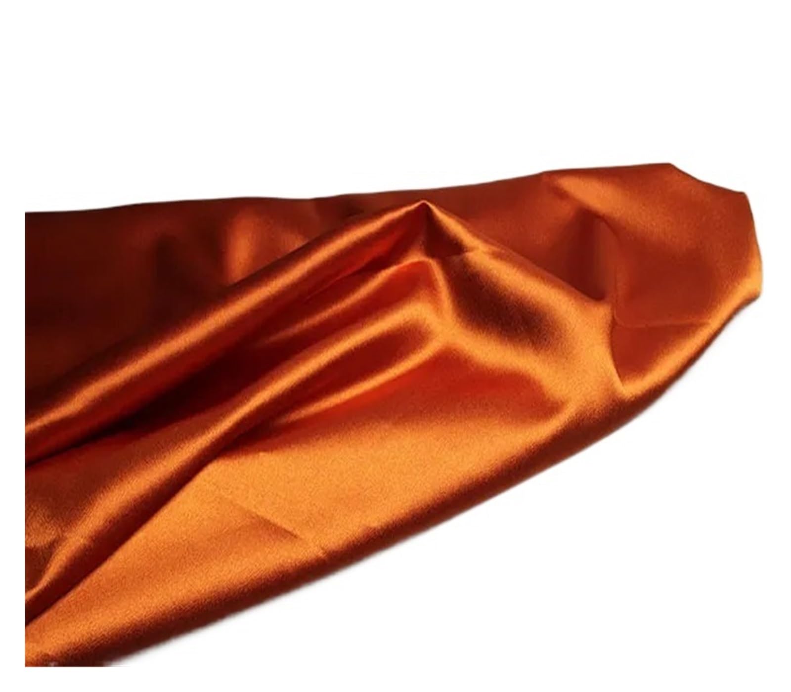 Tissu satiné uni polyester pour couture de robe au mètre de 150x200cm