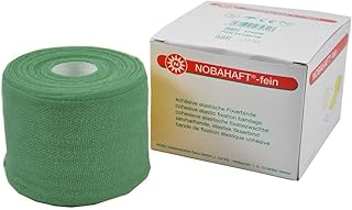 1 x nobahaft ezelap Superfine – Venda de compresión vendaje viga, 20 m), color verde