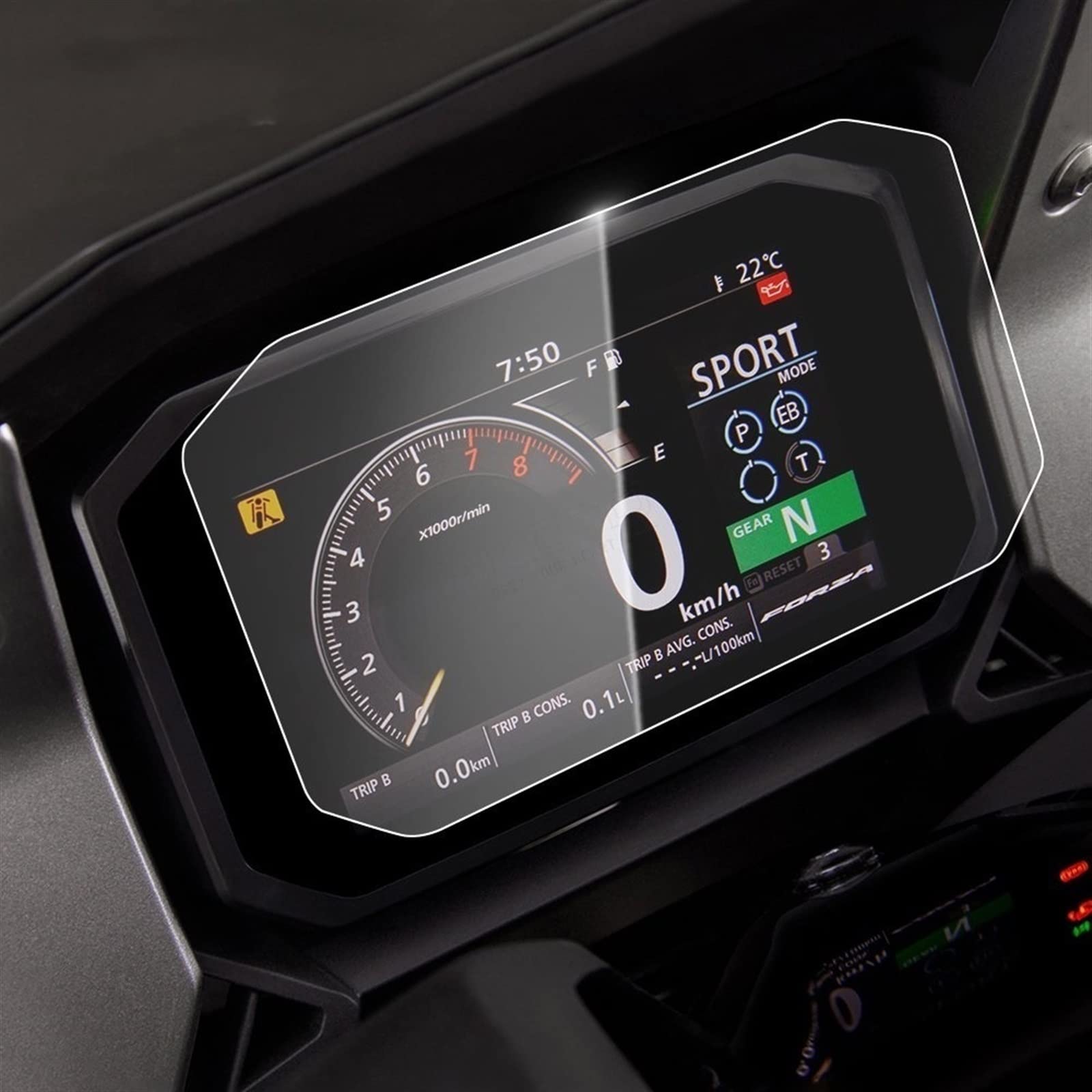 Compatible With X-ADV 750 2021 2022 Motorcycle Odometer Protective Film Cluster Screen Speedometer Tachometer Dashboard Protector Motorbike Instruments (Size : 1PC)