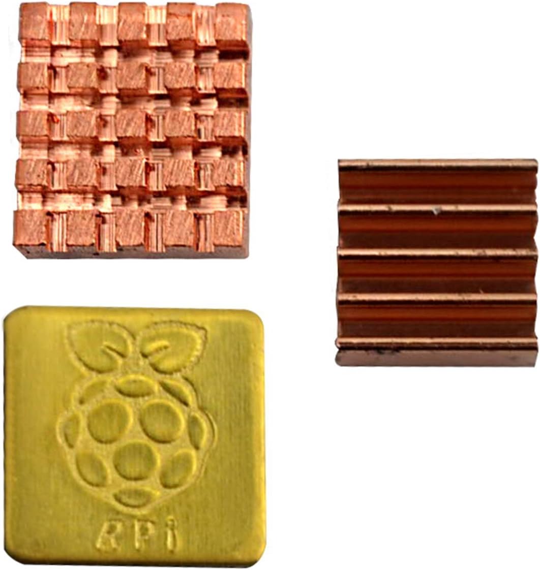 Guhui Heatsink for Raspberry pi 3 Model B B+ and Pi 2 Model B (3 pcs)