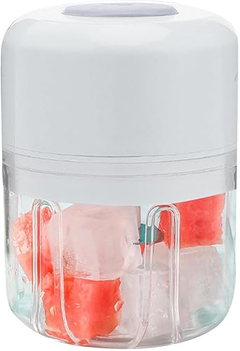 Miniatura 9 de BBAUER Máquina trituradora de hielo, máquina de afeitar de hielo USB de acero inoxidable, máquina de cono de nieve, afeitadora de hielo comercial,