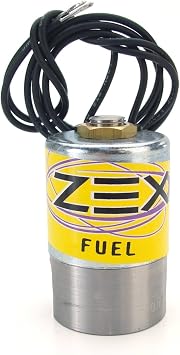 Zex COMP Cams NS6641 Solenoid Ns6641 Hi-Flow Fuel, gold dichromate