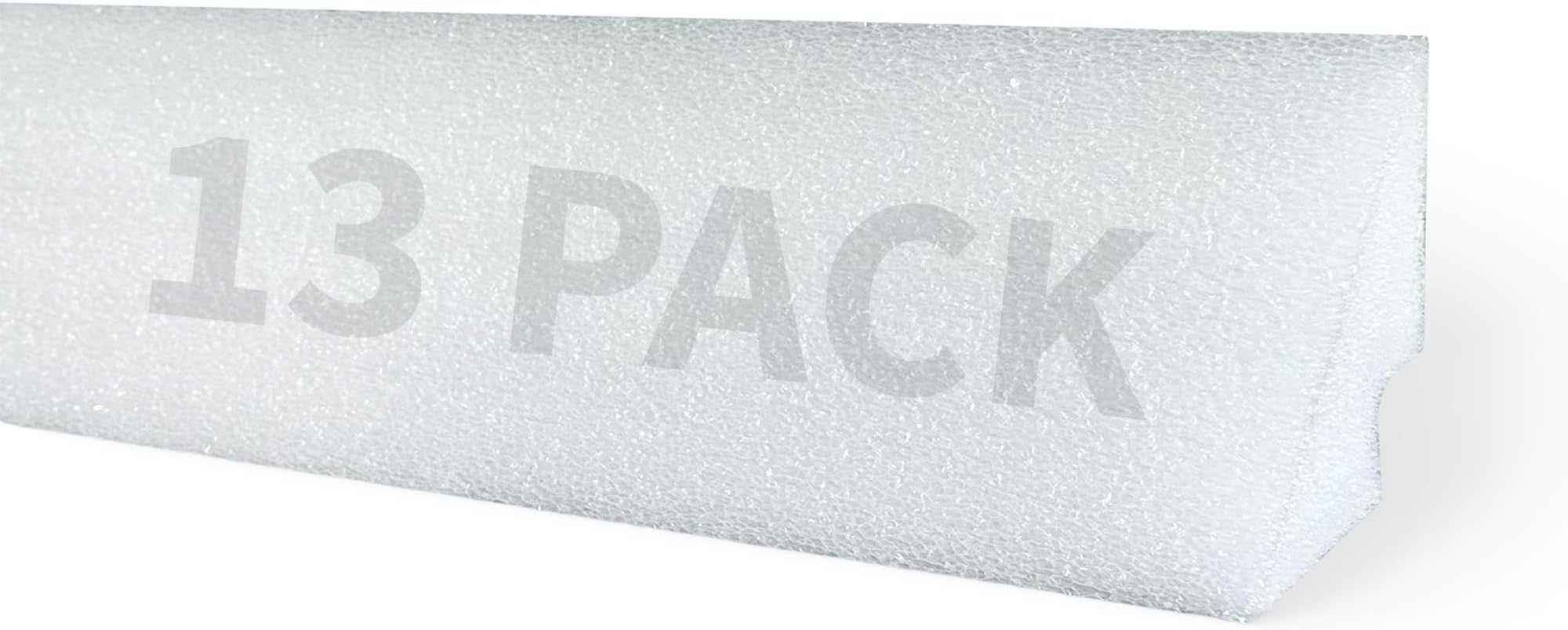 Blue Wave Peel and Stick Pool Cove for Above Ground Pools, 13-Pack – Resilient HDPE Construction – 53-Ft of Total Liner Coverage for up to 15-Ft Round Pools – Sand Cove Alternative