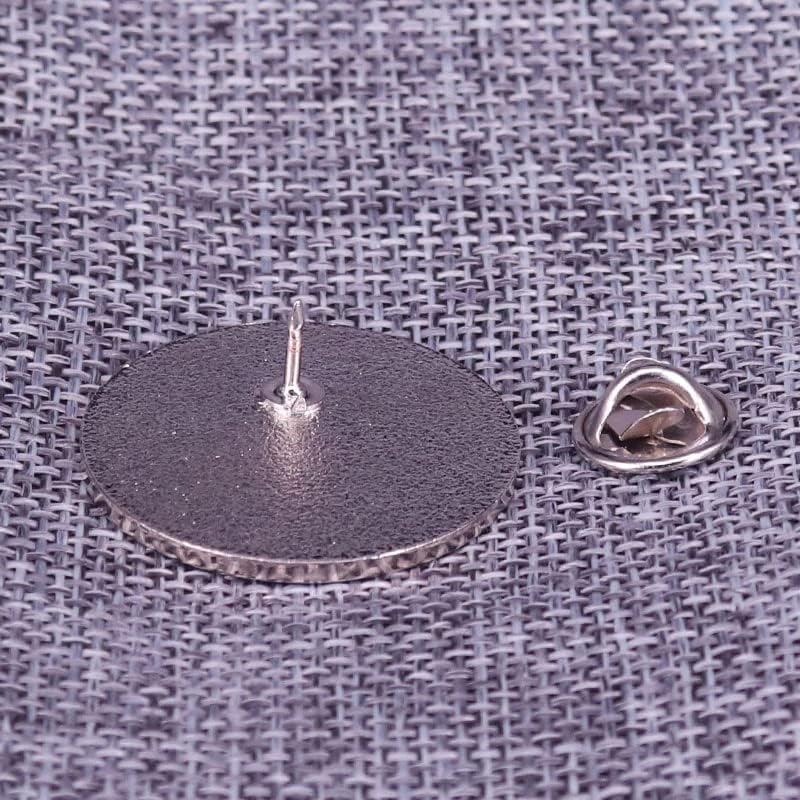 Norse Viking Rune Celtic Vegvisir Runic Symbol Thor Odin 1.25" Enamel Pin Badge - Image 4