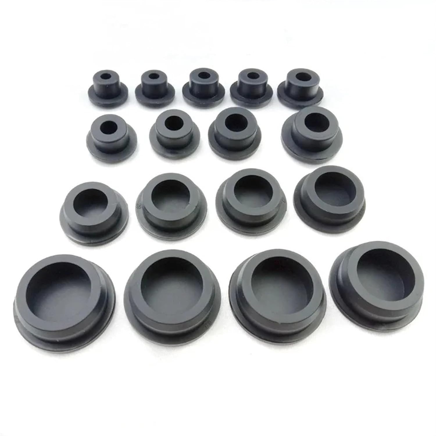 Silicone Rubber Hole Caps Seal Stopper, Bore 6.8-161.5mm Black/White Silicone Rubber Seal Hole Plugs Hollow Blanking End Cap Pipe Inserts T Type StopperBlack,91.3mm-1pcs(White,23mm)