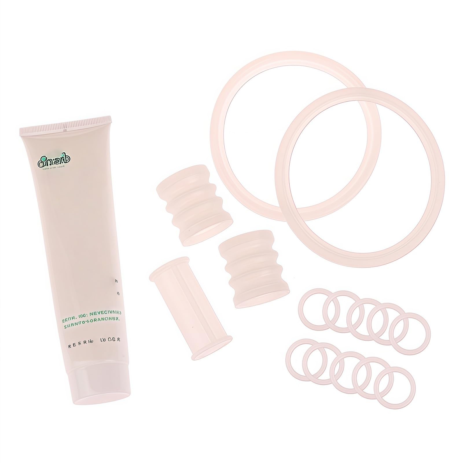 16-teiliges Dichtungsring-Set aus Silikonkautschuk for Softeismaschinen, kompatibel mit VEVOR YKF, Eismaschinen, Silikondichtungsringe, Rohrkomponenten von Softeismaschinen-Armaturen