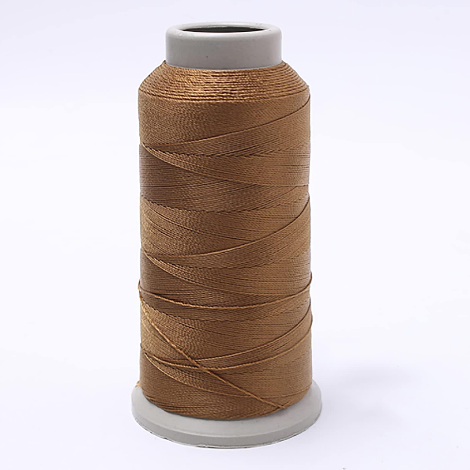 Cordon en nylon pour fabrication de bracelets et fil de perles marron