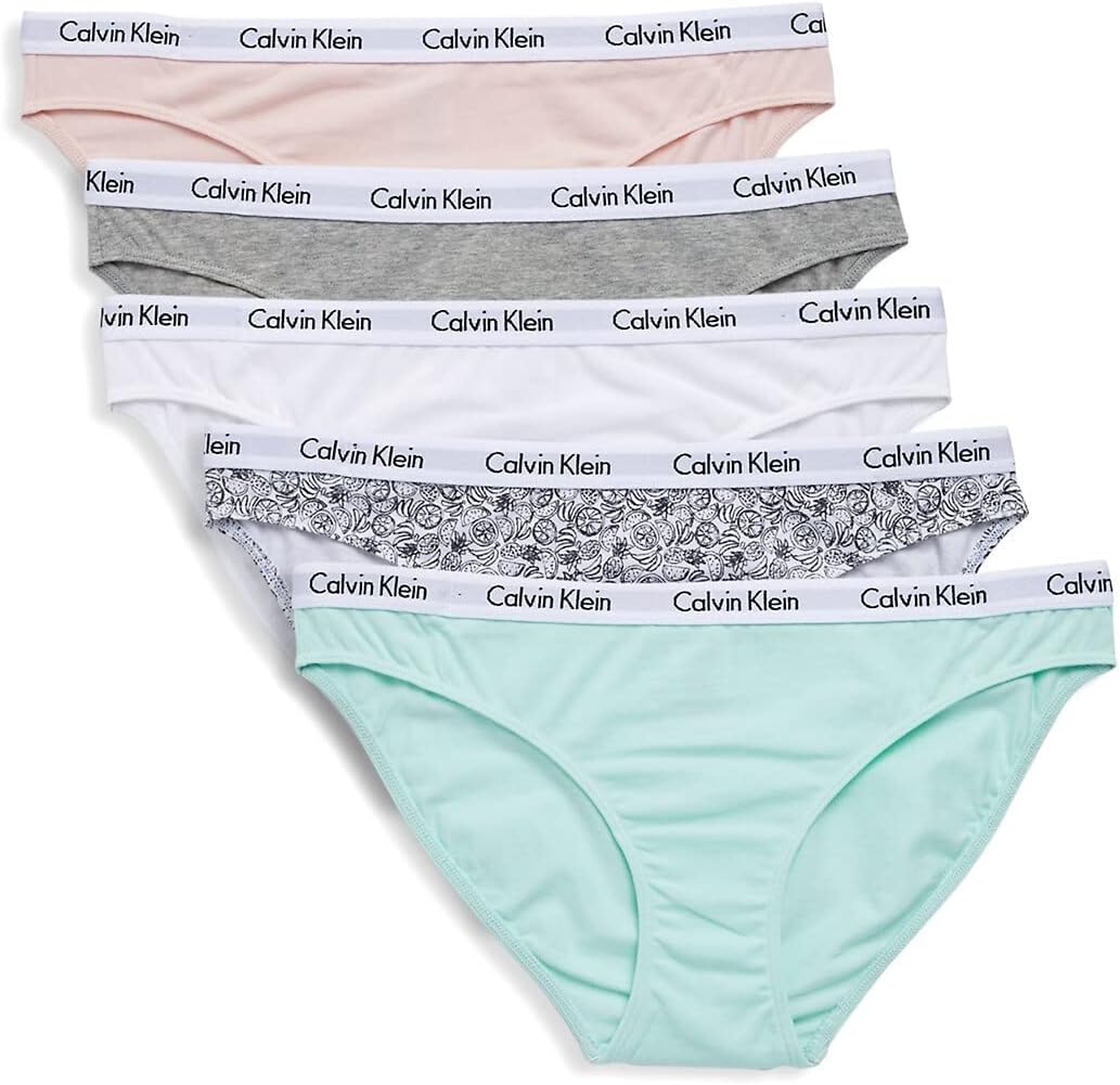 Women`s Underwear Carousel Bikini 5 Pack (Grey(QP2135-462)/P_G1, X-Large)
