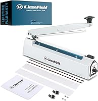 Vista 1 de Sellador Pro, Sellador térmico de impulso patentado de 8 pulgadas, Máquina de sellado de bolsas súper resistente de 2 mm de ancho de sellado con 2