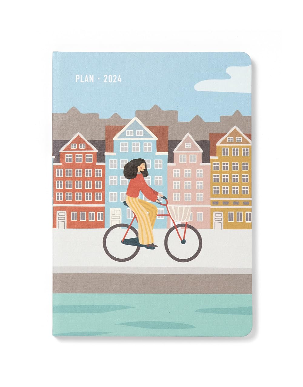 Letts Wanderlust A5 2024 week to view diary - Amsterdam