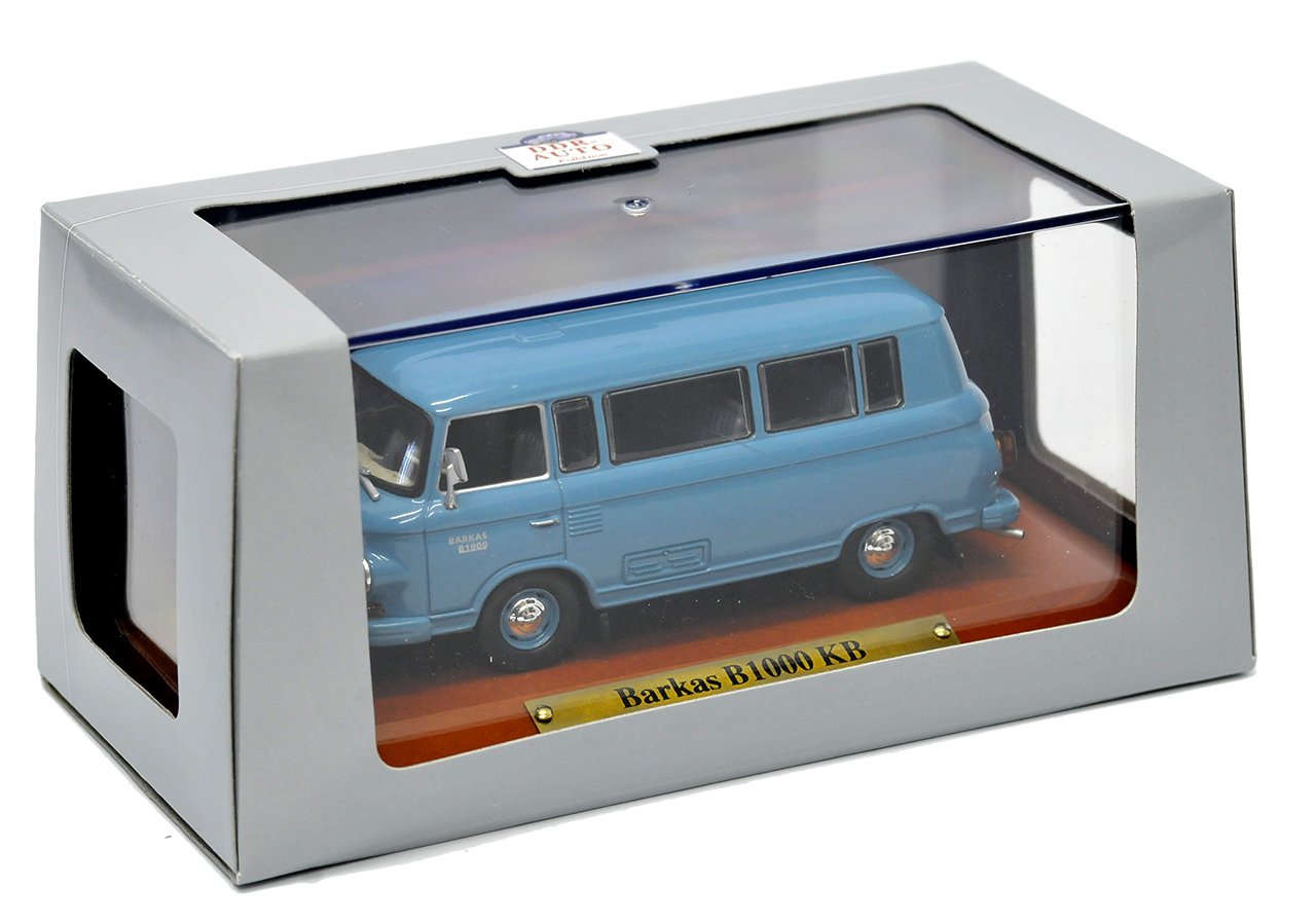 Barkas B1000 KB Kleinbus Transporter Blau 1961-1990 DDR 1/43 Modell Auto