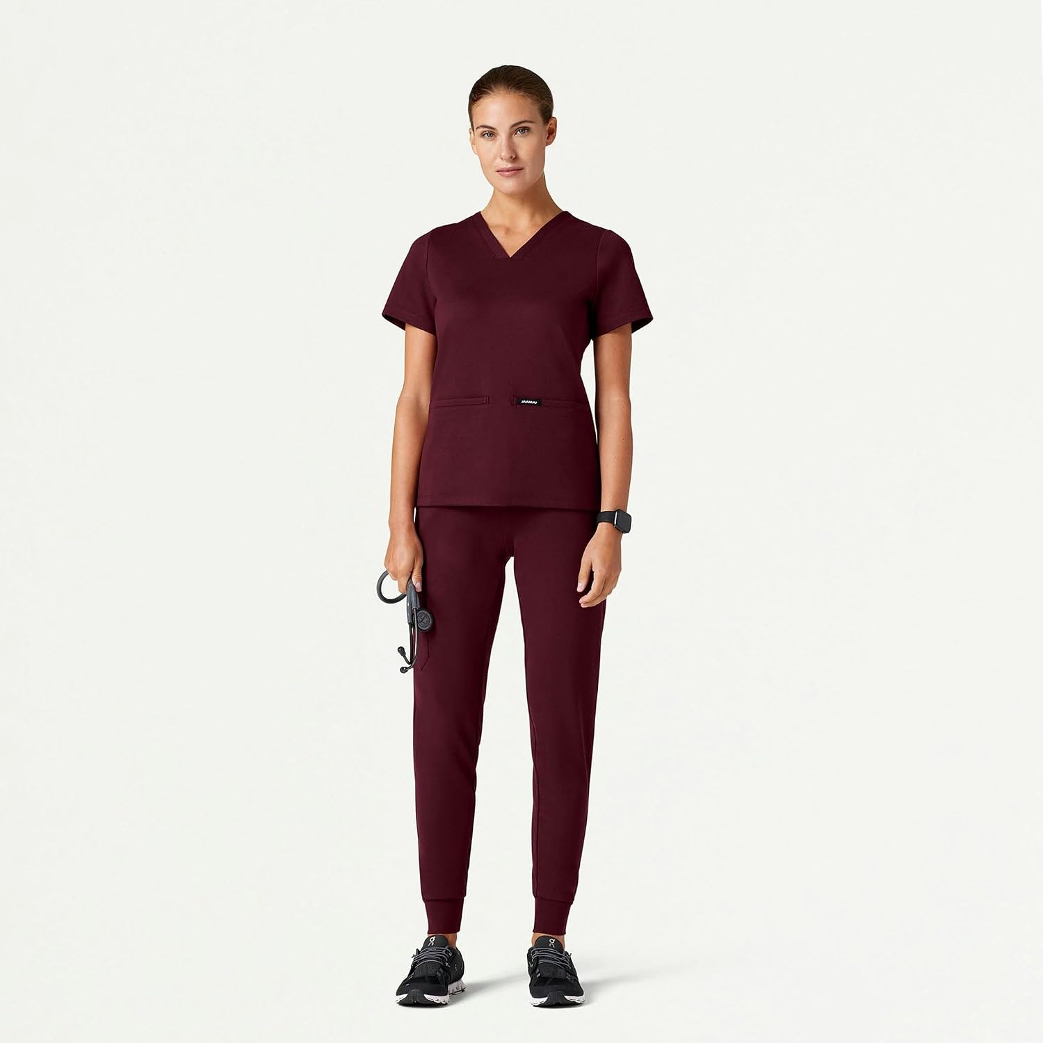 JAANUU Rubi Women's Scrub Jogger – Slim Fit 6-Pocket UltraSOFT 4-Way Stretch Knit Moisture-Wicking Medical Scrub Jogger Pants | UltaSOFT 4-Way Stretch 6-Pocket, Slim Fit, Wrinkle and Fade Resistant Moisture-Wicking, Medical Uniform Scrub Jogger Pants