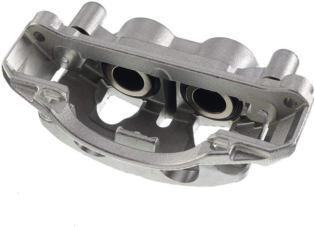 A-Premium Brake Caliper Assembly Compatible with Chevrolet Silverado 2500 HD 3500 HD Suburban GMC Sierra Front Driver and Passenger Side 2-PC Set