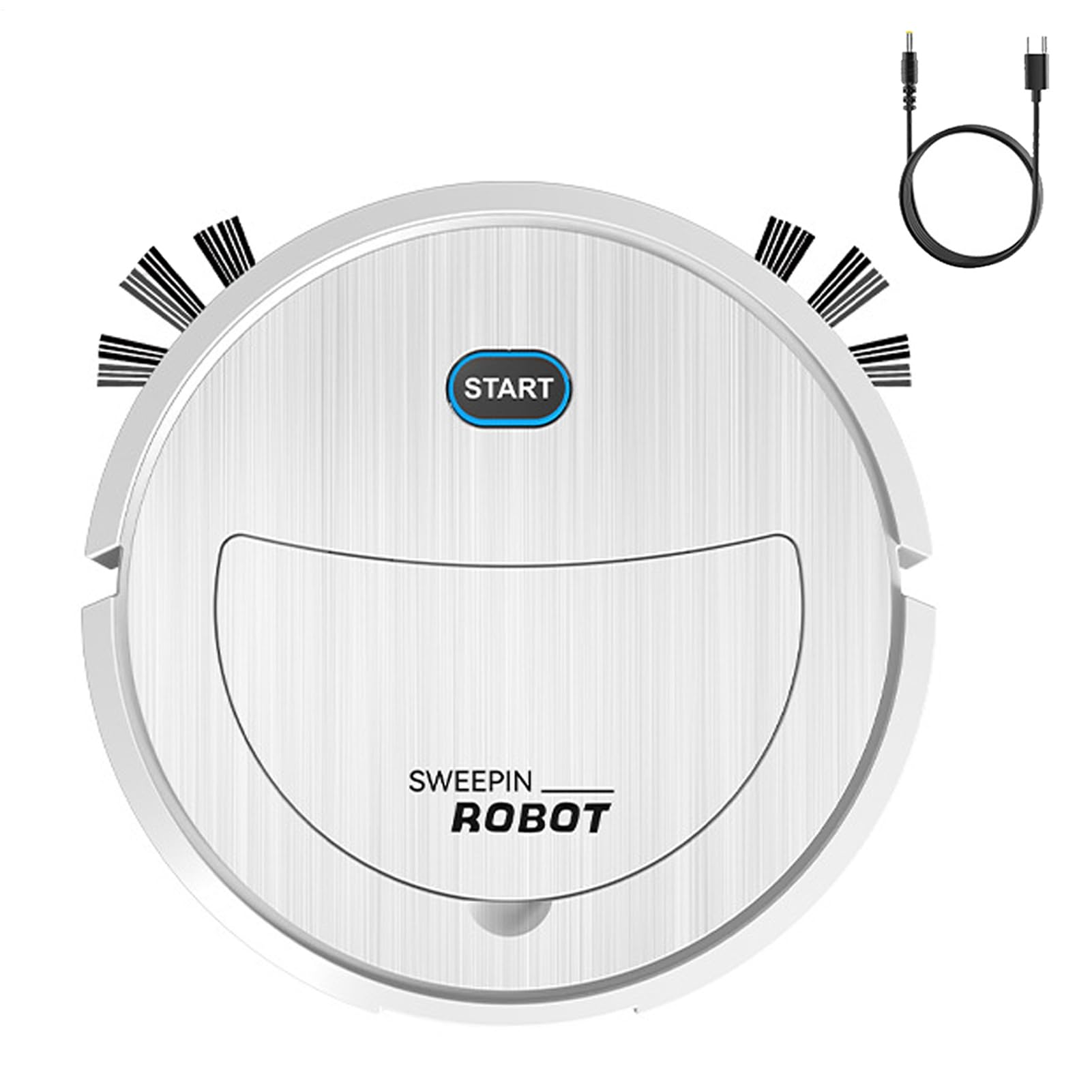 Robot aspirador con fregona - Vaciado automático | Succión, estación base pequeña | Navegación con | Ideal para suelos duros y alfombras | Aspiradora robótica con navegación Lidar | Robot para P
