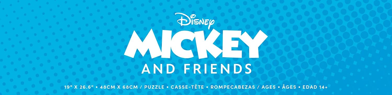 Ceaco - Disney - Mickey and Friends - The Right Attitude - 1000 Piece Jigsaw Puzzle