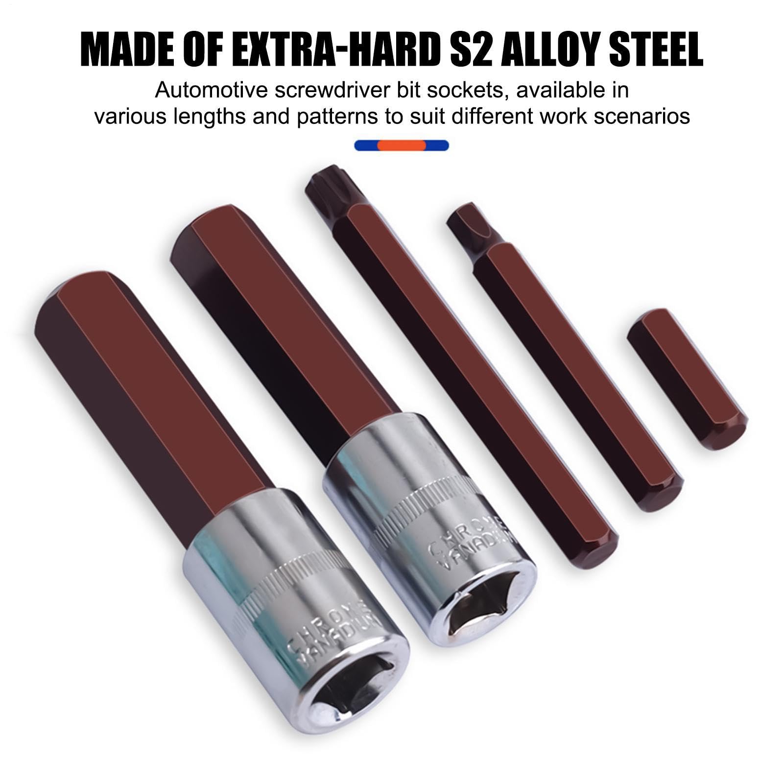 Set di bit dinamometrici Kit Di Attrezzi Riparazione Auto Con Punte A | Set di bussole dinamometriche a cricchetto Per Industria Casa Garage Officina Strada Meccanici Tecnici Automotive