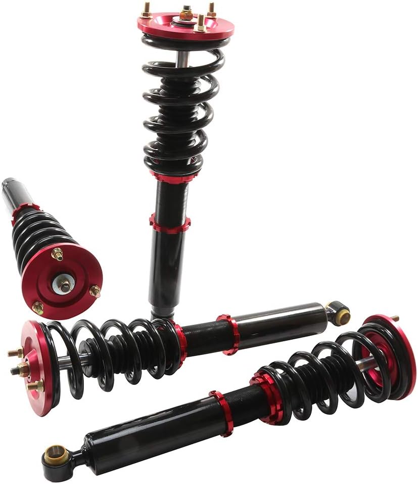 Scitoo Coilover Suspensions Shock Struts Kits Assembly Full Set Shocks Struts Kits fit 1995-1999 for Mitsubishi Eclipse/1994-1998 for Mitsubishi Galant