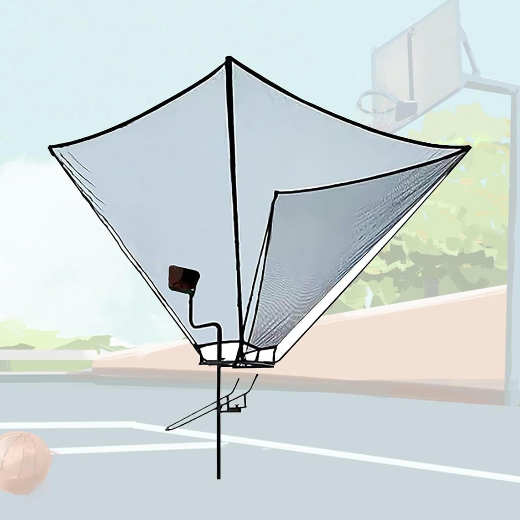 Accessoire d'entraînement au tir de basket-ball pour ne plus courir après le ballon