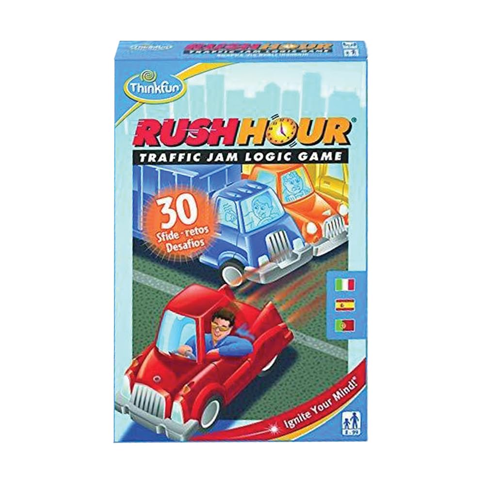 ThinkFun Logic and Coding Games Rush Hour Travel