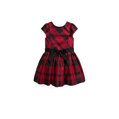 Polo Ralph Lauren Kids Plaid Taffeta Dress (Toddler/Little Kid) Girl