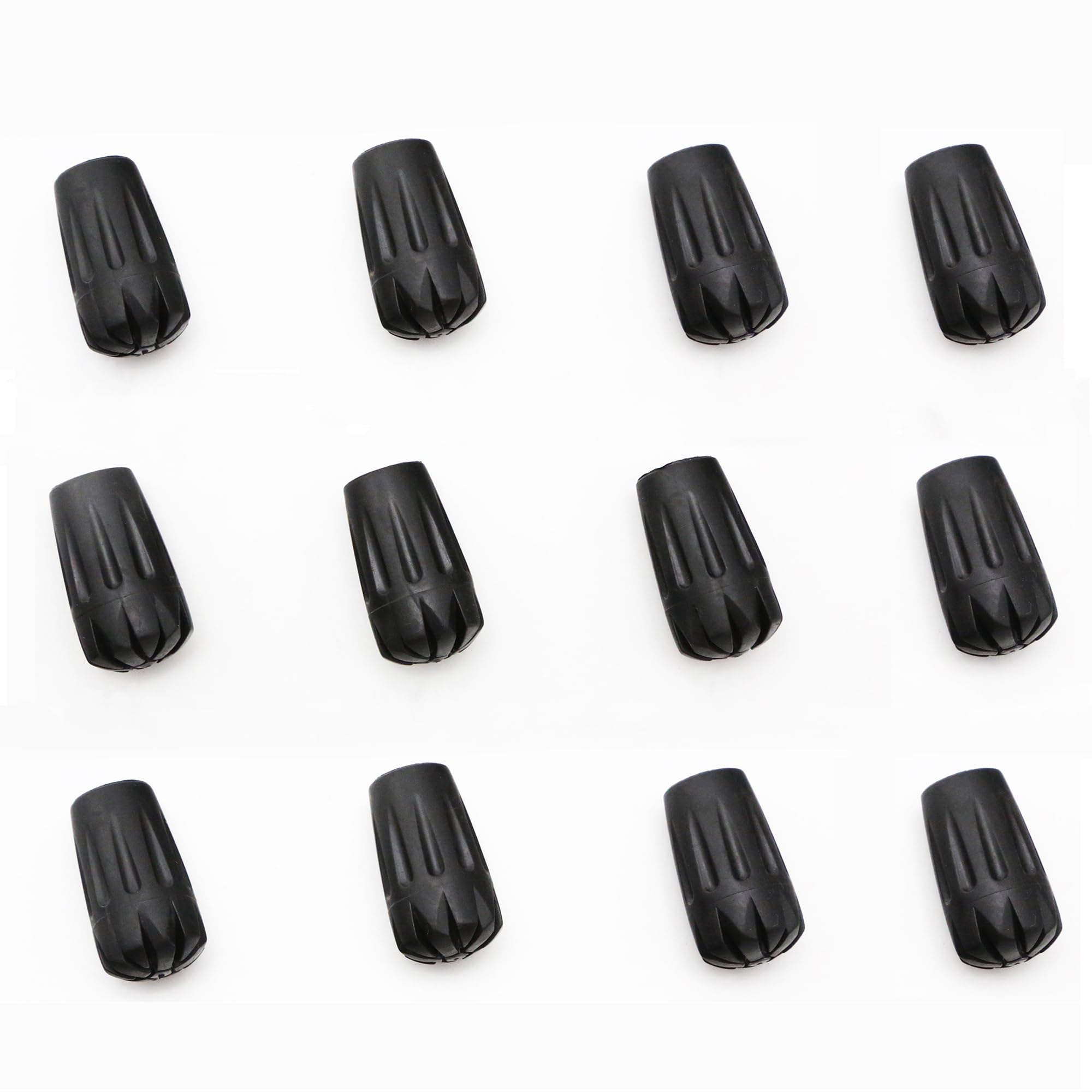 TREKOLOGY Trekking Pole Tips - Walking Sticks Replacement Tip Protectors - 11mm Hole Diameter - Fit Most Standard Hiking Poles