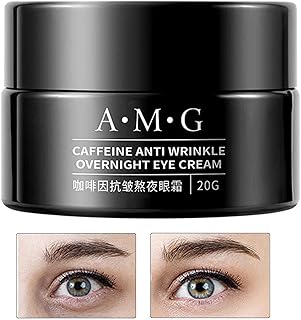 Creme para os olhos com cafeína,Creme Reparador de Olhos | Apertador de olhos com cafeína 20g, creme para os olhos anti-rugas, creme para reduzir as rugas dos olhos para homens e mulheres Hochei