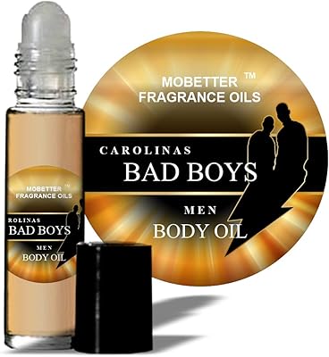 Carolinas Bad Boys Cologne Fragrance Body Oil for Men by Mobetter Fragrance Oils