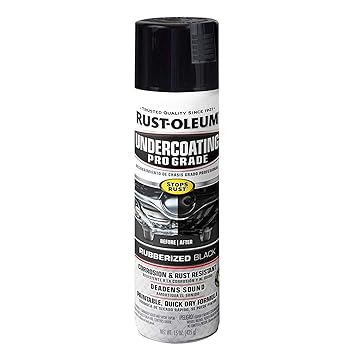 Rust-Oleum 248656 Automotive Professional Undercoating Spray Paint (425 g, Black)