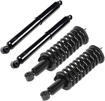 ECCPP Complete Struts Spring Assembly Shock Absorber for Nissan Frontier 2005-2014 Front and Rear Pair Set of 4