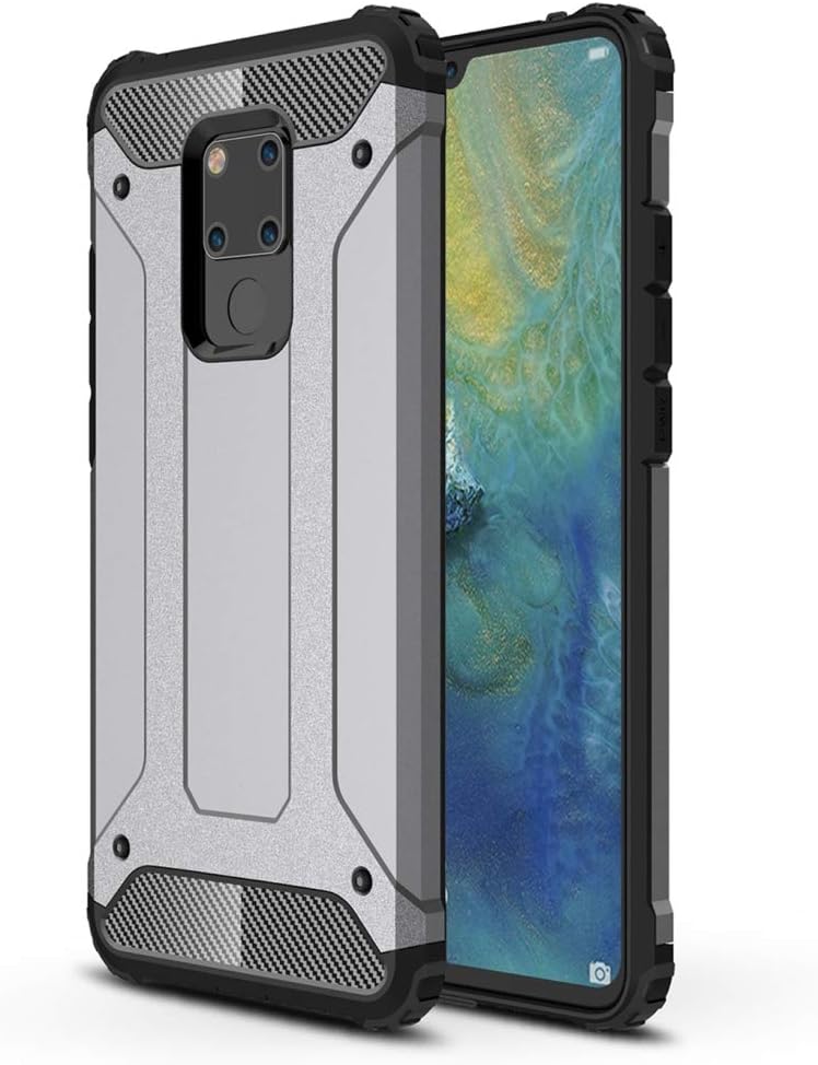 LIYONG Phone Case Cover Magic Armor TPU + PC Combination Case for Huawei Mate 20 X Bags Sleeves (Color : Grey)