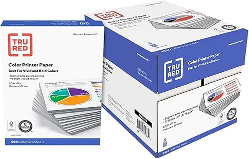 Staples - Papel multiuso para impresora de fotocopiafaxláserinyección de tinta, 96 brillo, 20 libras, tamaño de la carta (8,5 x 11), ream, 500 hojas