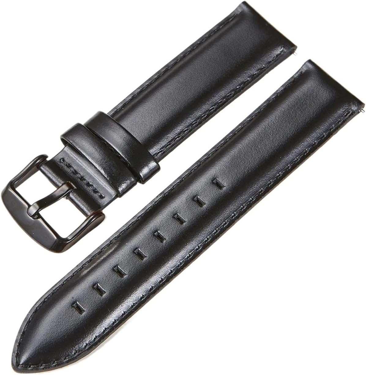 yingyingjia Genuine Leather Watchband 18mm 20mm 22mm Black Brown Oil Wax Cowhide Watch Band Quick Release Strap For Men Watch Accessories