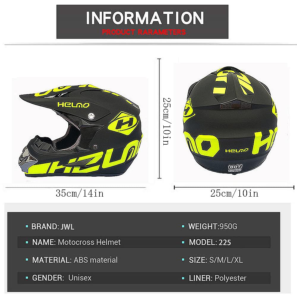 Młodzieżowy kask motocyklowy, dziecięcy kask rowerowy, dla chłopców i dziewczynek, kask narciarski ATV, certyfikat DOT/ECE, nadaje się na wszystkie pory roku, 21, S