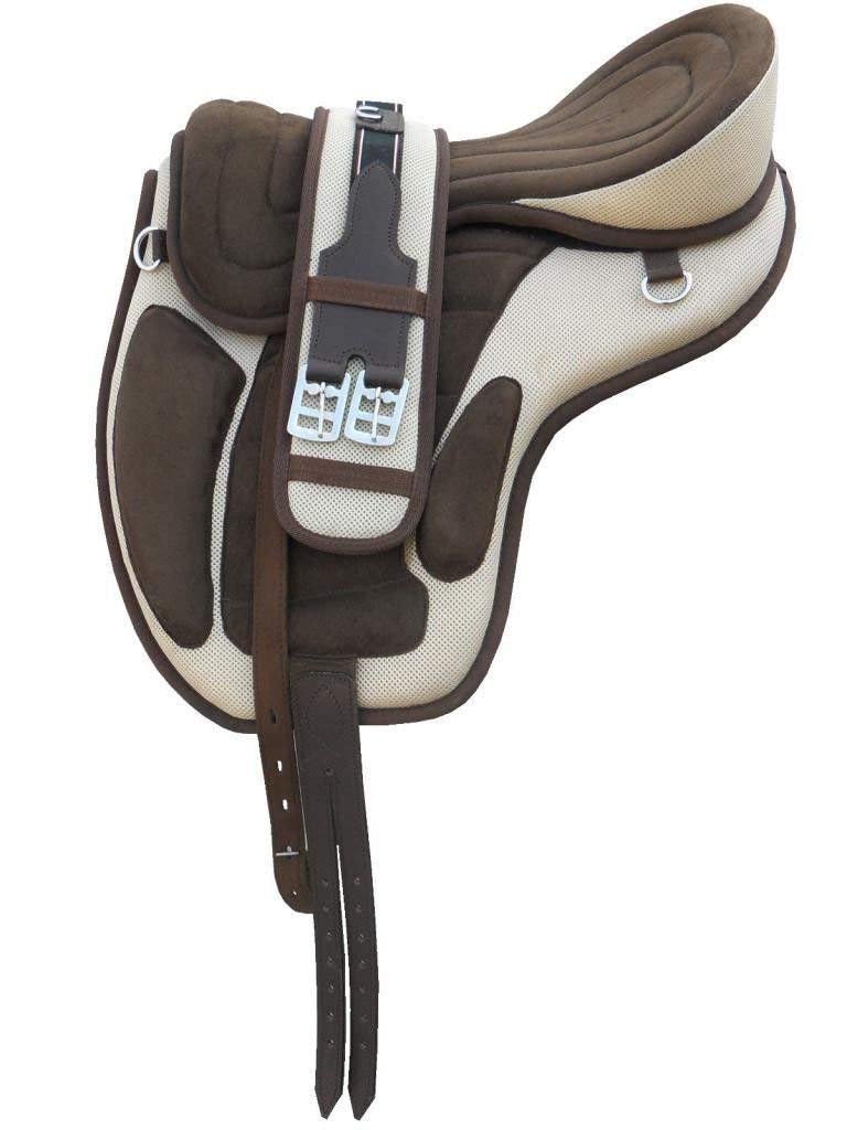 Selle Freemax Synthétique Tout Usage Sans Arbre - Taille 15" Avec Coussin Supplémentaire