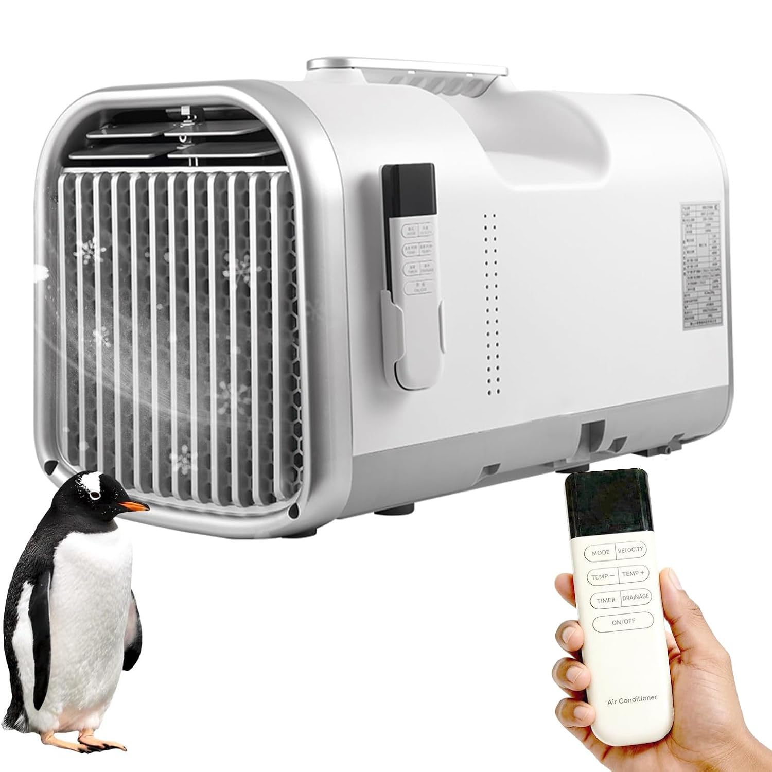 LSHFYV 4400/5100 BTU Portable Air Conditioner for Camping Outdoor and Indoor Use 1500W