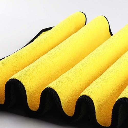 Miniatura 5 de Toallas de limpieza de microfibra para automóviles, absorción de agua suave para automóvil, paño de lavado de vehículos, herramienta de trapo de
