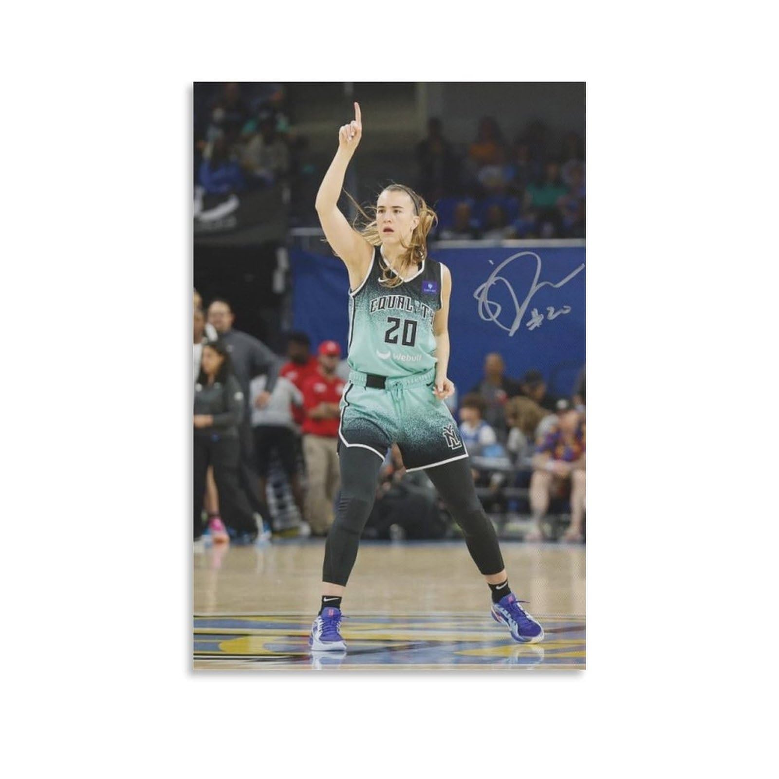 ASUIU Sabrina Ionescu Canvas Poster Posters Wall Art Painting Canvas Prints Decor Poster Artworks 20x30inch(50x75cm)