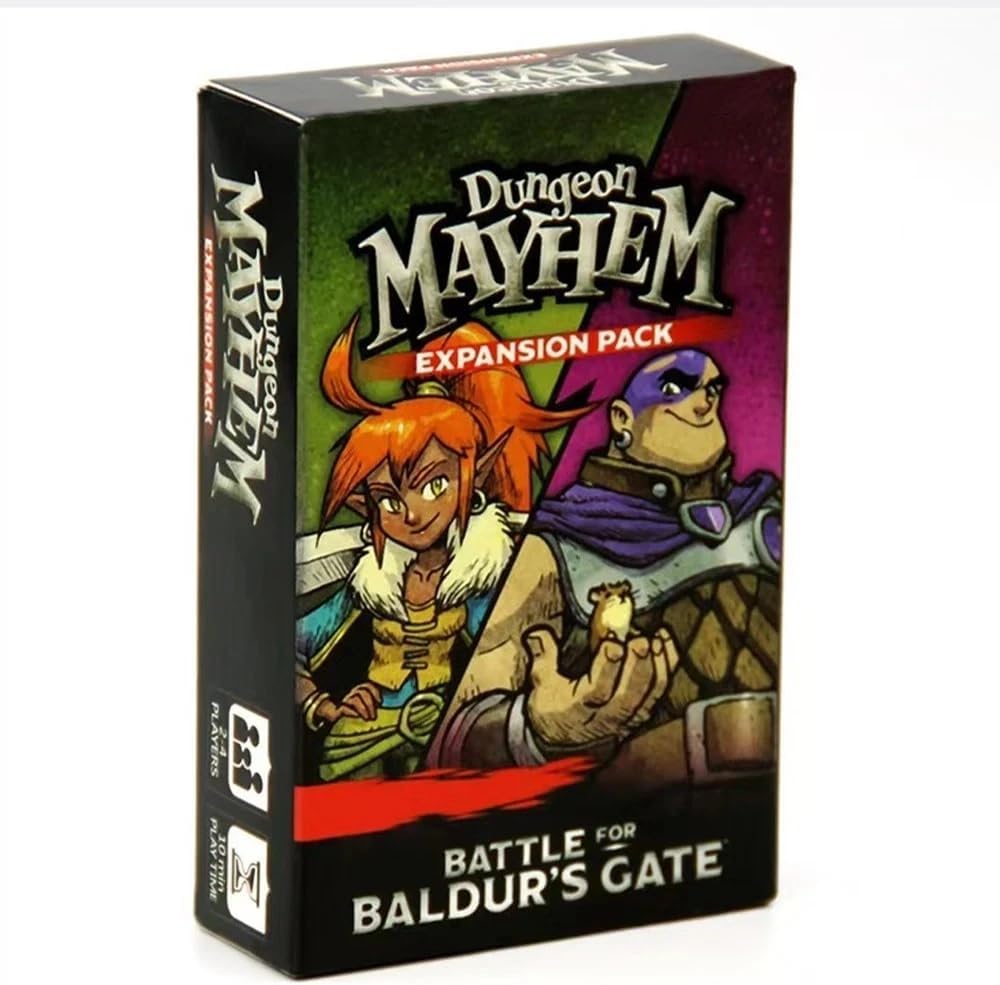 Dungeons Dragons Wizards of The Coast Dungeon Mayhem Battle for BaldurS Gate (C76940000), Black.
