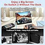 S123E 12.3 Inches Portable Monitor for Switch/Switch 2, Ultra Slim Touchscreen Monitor Touch Mini Travel Monitor 1280P IPS Display 100% sRGB for Laptop Surface PC Xbox PS4/5 and Office