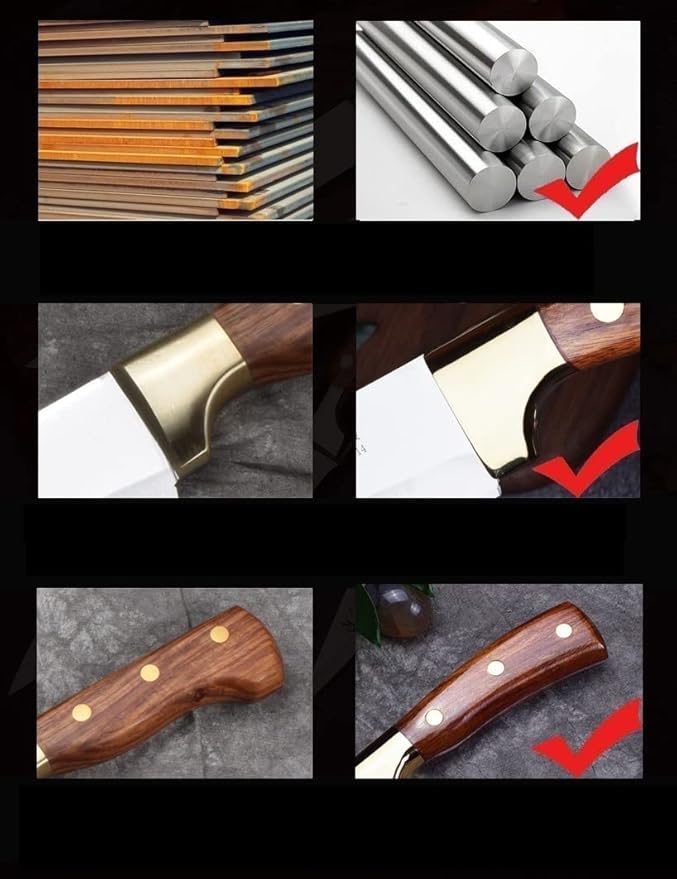 Set Cuchillos Cocina 7 Piezas Acero Inoxidable miniatura 6