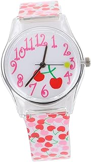 Relógio De Menina Relógios Para Crianças Meninas Relógio De Silicone Para Meninas Relógio De Desenho Animado Quartzo Vermelho Sanwen Criança Relógio Infantil