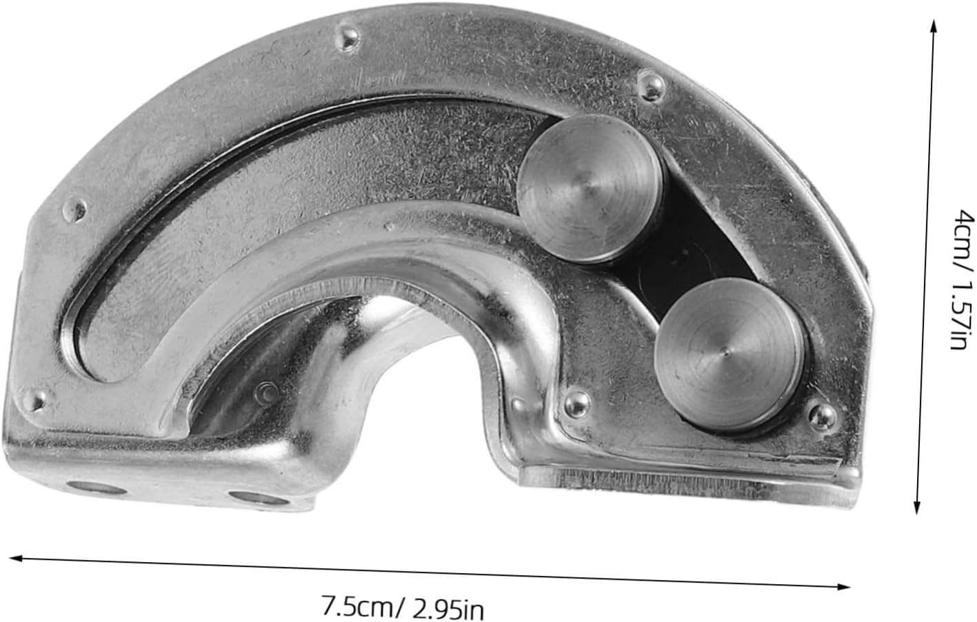 Stainless Steel Concealed Cabinet Door Hinges with 90 Degree Stop 2pcs