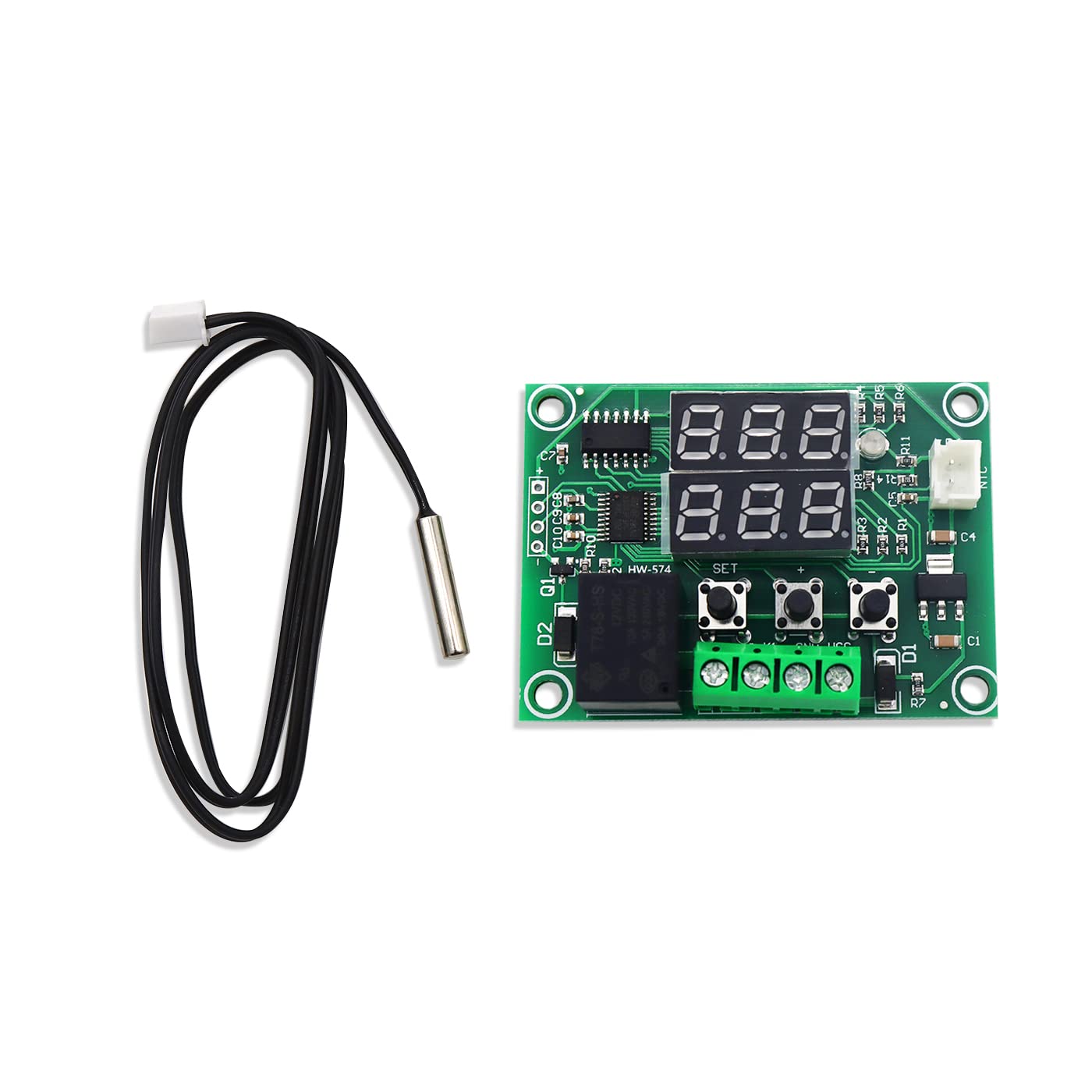 See full amazon price history chart for Electronic Spices XH-W1219 10a 12v Dc Dual Led Display Temperature and Humidity Controller Thermostat Module With Probe Electronic Spices XH-W1219 10a 12v Dc Dual Led Display Temperature and Humidity Controller Thermostat Module With Probe (B0BHNYBFVZ) Amazon Price History, Amazon Price Tracker