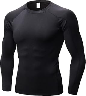 UNeedVog Camisa de compressão masculina atlética academia corrida esporte basquete justas fitness jogging camiseta