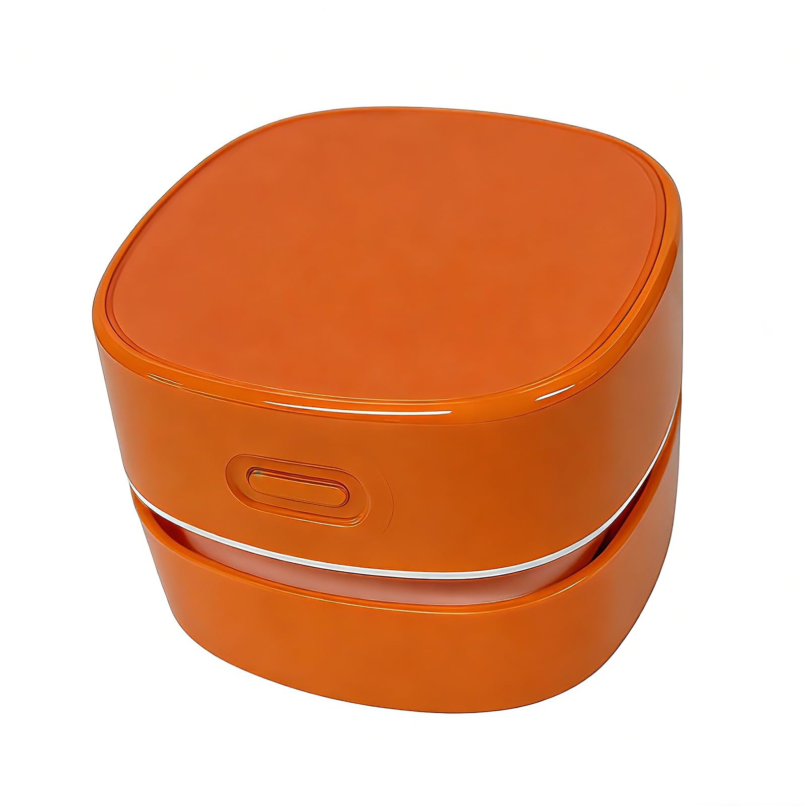 Mini Desk Vacuum Cleaner, Handheld Cordless，USB Charging,Orange.