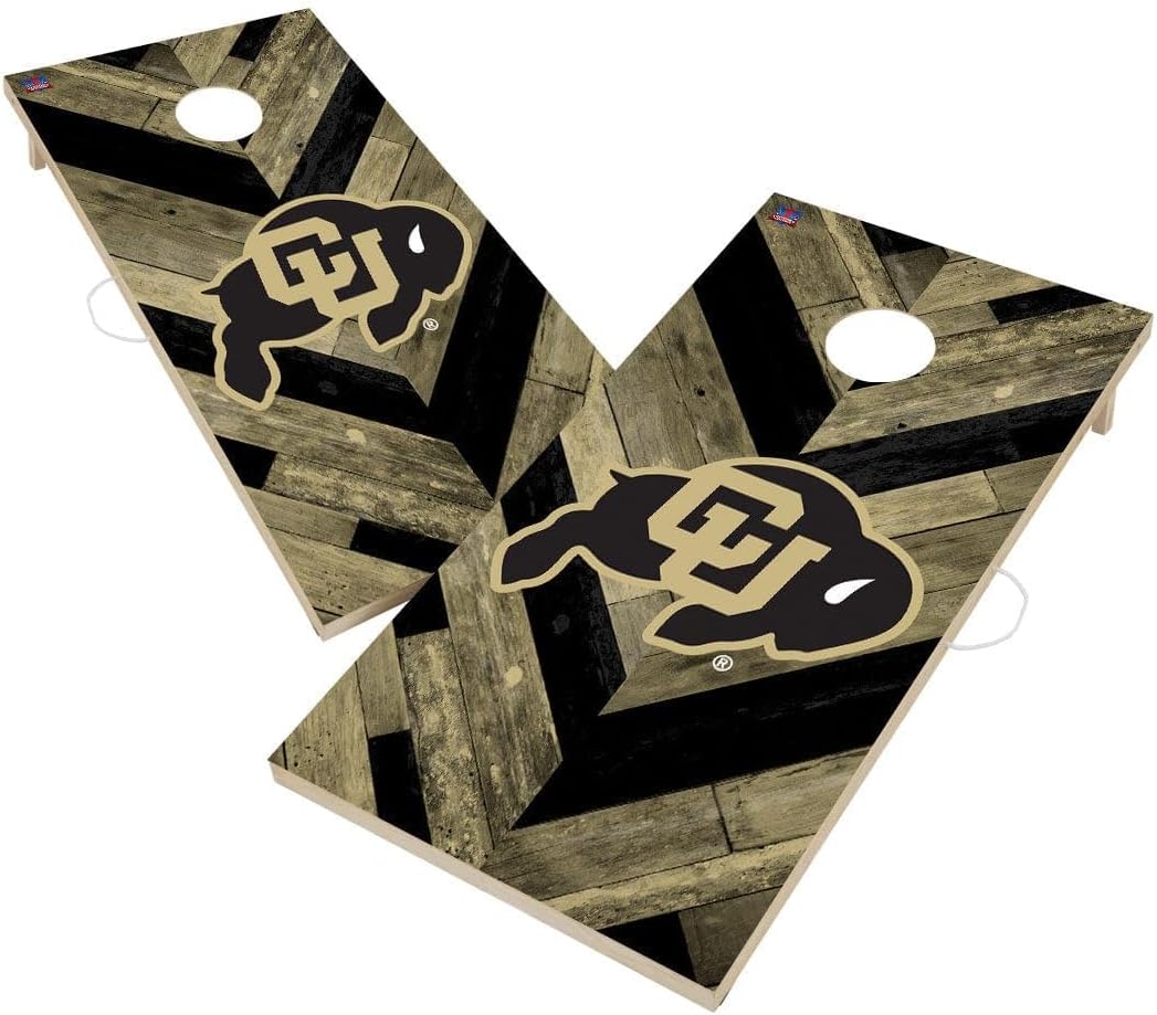 College Team Cornhole Boards, 2x4 Regulation Corn Hole Board Set, Officially Licensed Cornhole Boards, Perfect for Tailgates