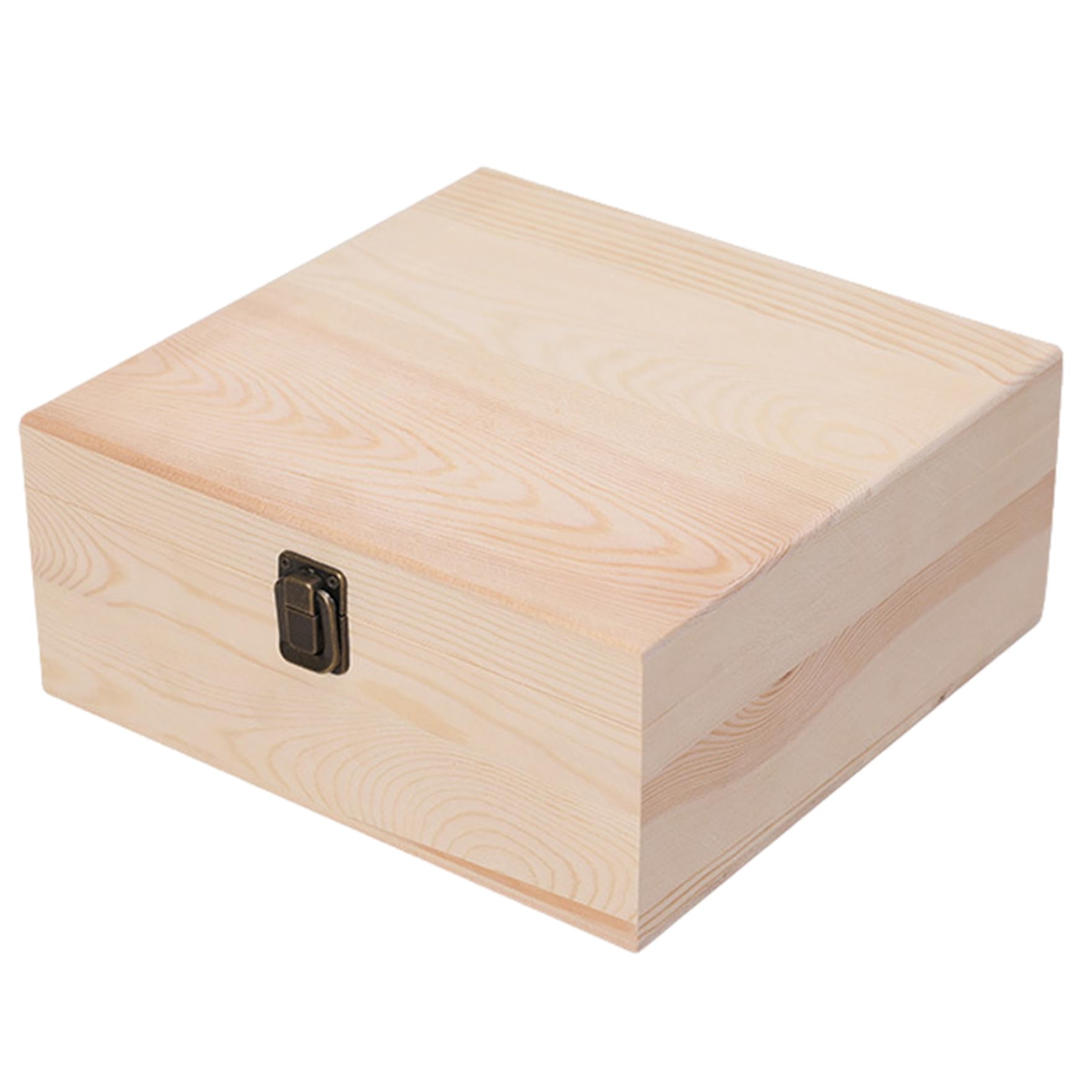 Boîte de rangement en bois couvercle coffret souvenirs pour photos lettres