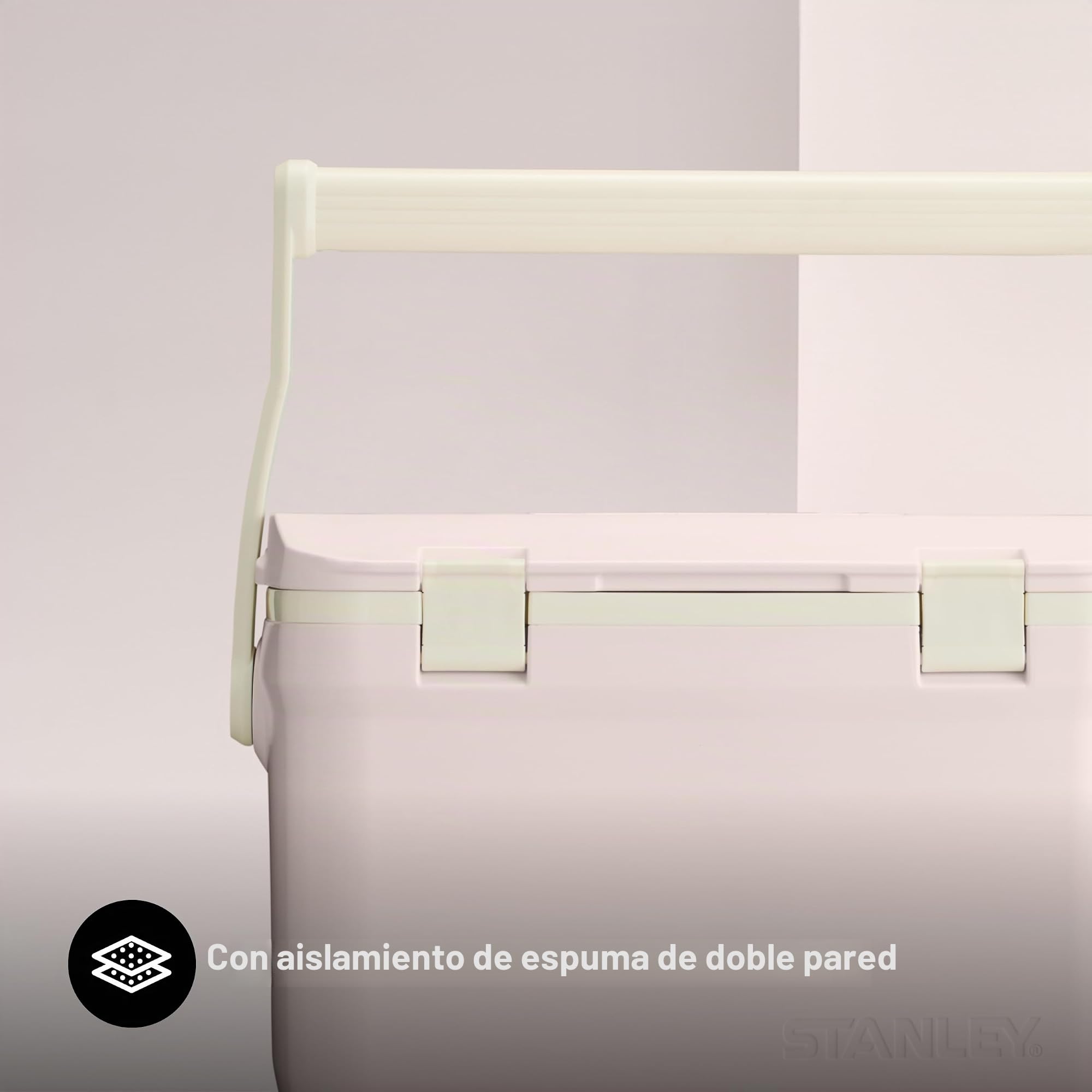 Stanley 1913 Adventure - Enfriador para exteriores - Hielo frío hasta 4 días - Nevera - Sin BPA - Enfriador de pecho - Caja de refrigeración de camping resistente que se dobla como asiento